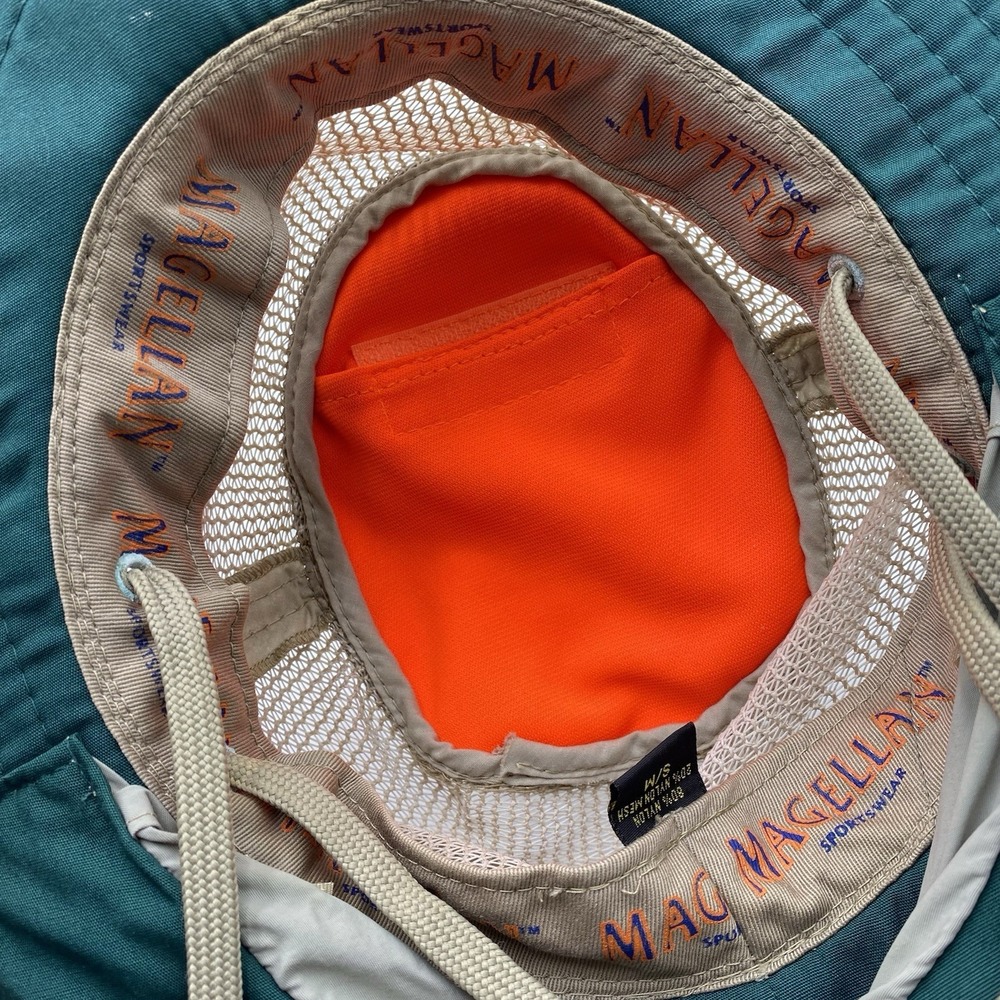 Magellan Bucket Boonie Hat Neck Flap Air Flow Tan Small Medium Cleaned Sun - Picture 10 of 11